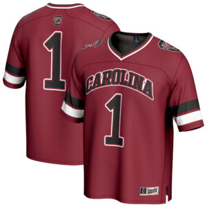 Youth GameDay Greats #1 Garnet South Carolina Gamecocks Lightweight Collegiate Football Fashion Jersey