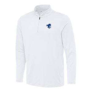Men's Antigua White Seton Hall Pirates Reprocess Quarter-Zip Top