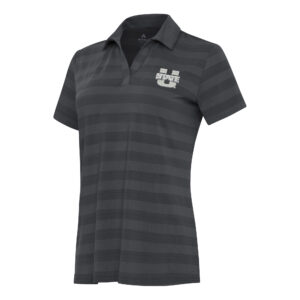 Women's Antigua Pewter Utah State Aggies Tunnel Polo