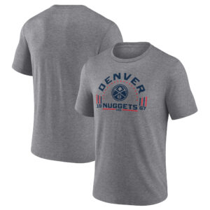 Men's Gray Denver Nuggets Team Freedom Tri-Blend T-Shirt