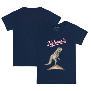Infant Tiny Turnip Navy Washington Nationals TT Rex T-Shirt
