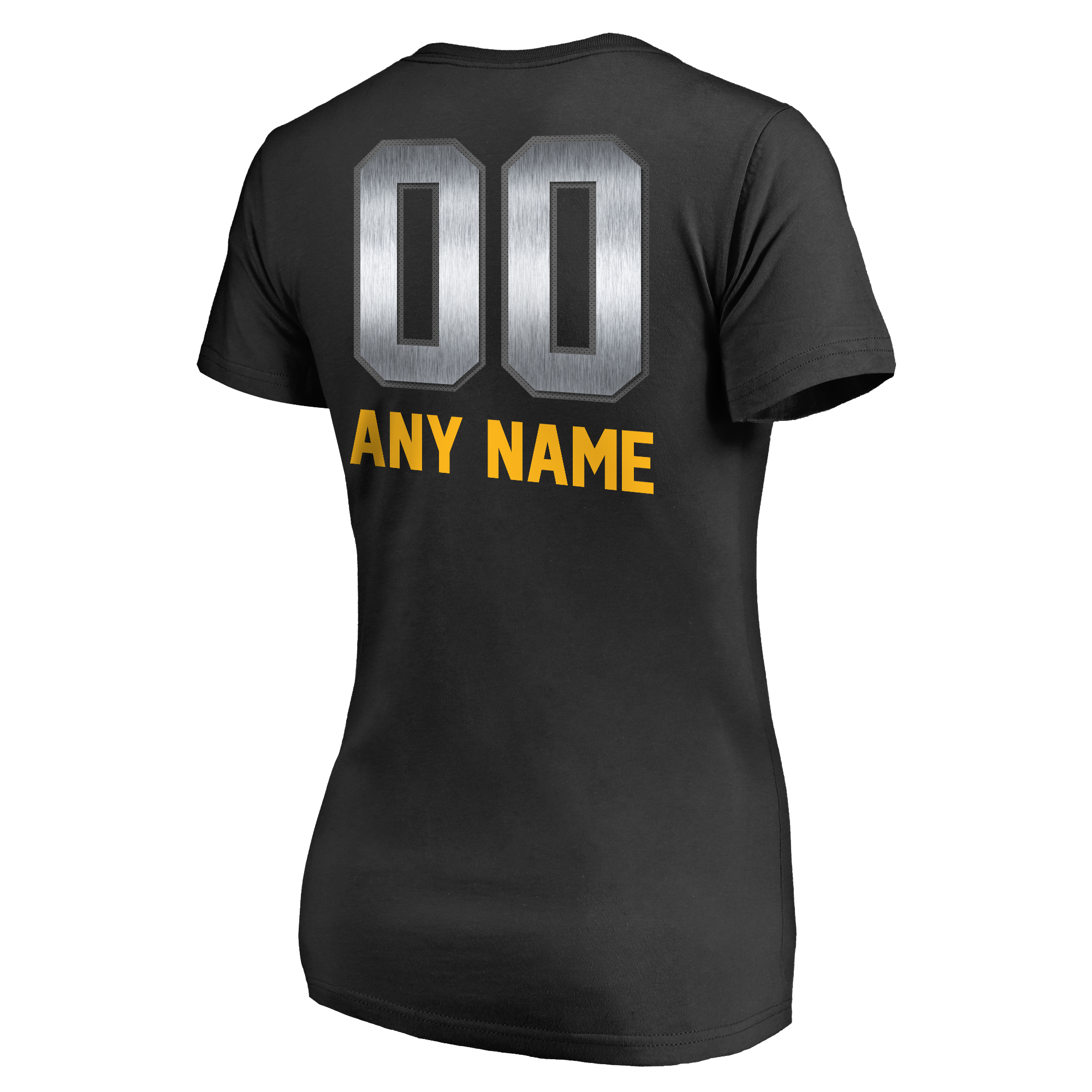 Women's Black Green Bay Packers Personalized Midnight Mascot T-Shirt - Image 4