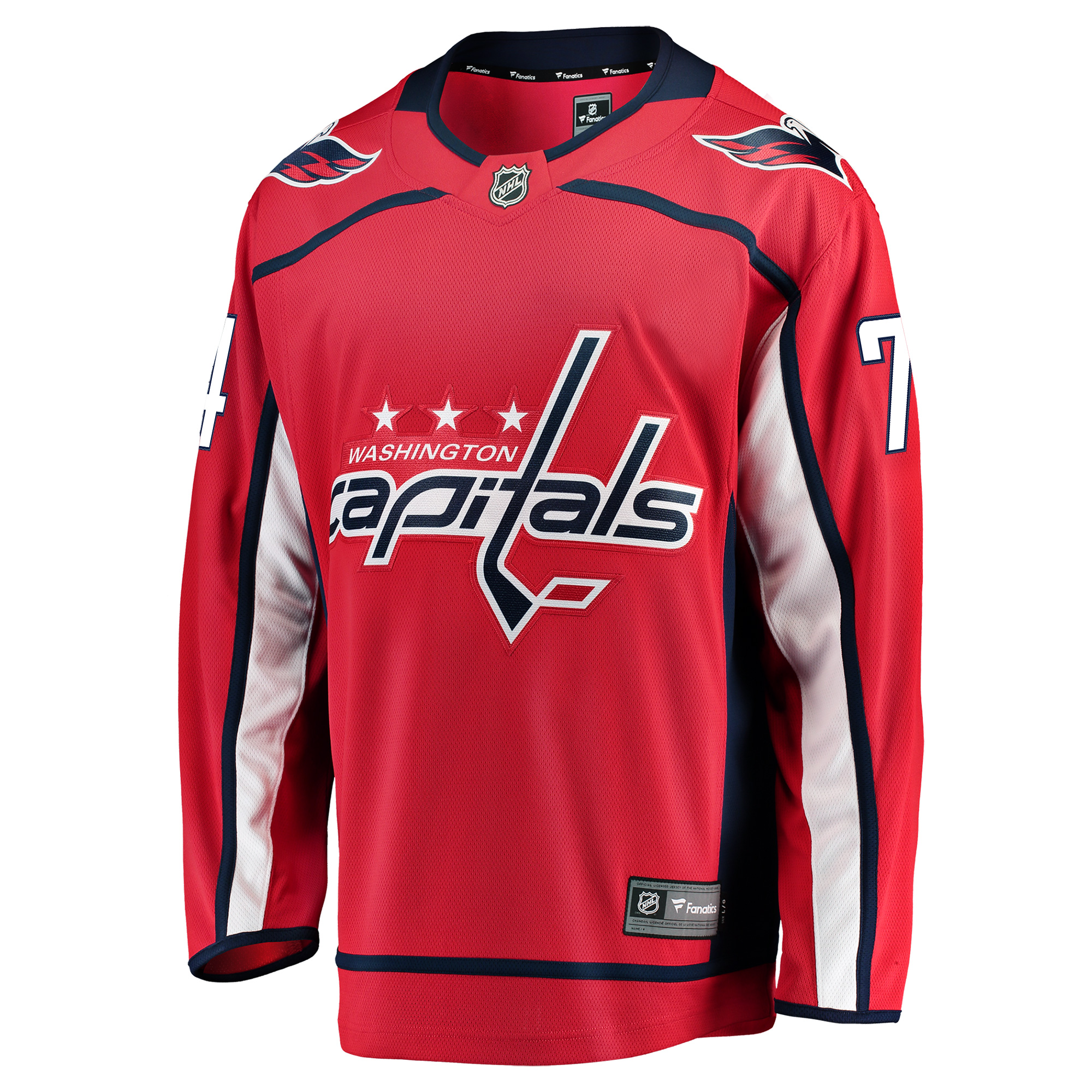 Men's Fanatics John Carlson Red Washington Capitals Home Breakaway Player Jersey - Image 6