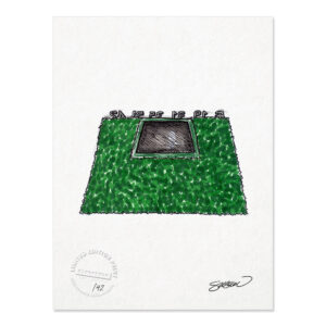 San Diego Padres 8.5" x 11" Petco Park Sketch Art Print