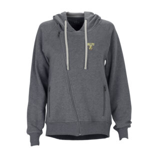 Women's Charcoal Valparaiso Beacons Fleece Moto Jacket