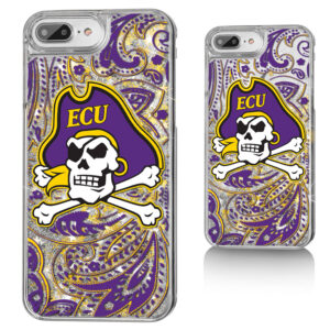 ECU Pirates iPhone Glitter Paisley Design Case