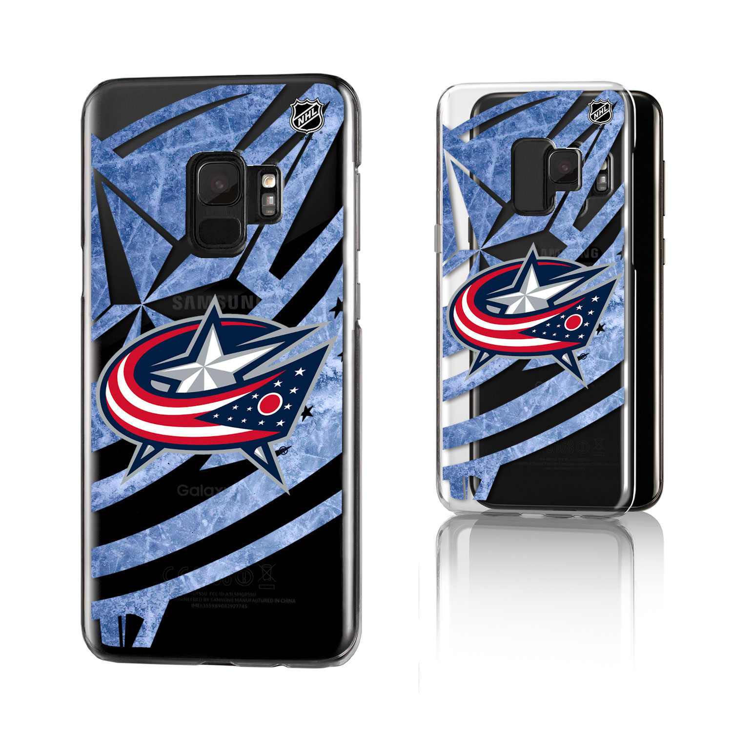 Columbus Blue Jackets Galaxy Clear Ice Case - Image 10