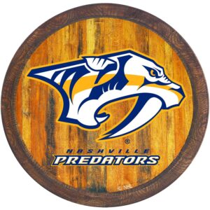 Nashville Predators 21'' x 21'' Color Logo Faux Barrel Top Sign