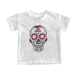 Infant Tiny Turnip White St. Louis Cardinals Sugar Skull T-Shirt