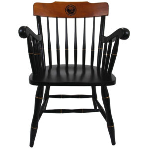 Black UNLV Rebels Seal Logo Captains Chair with Cherry Crown