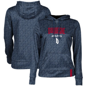 Women's Blue Duquesne Dukes Athletics Pullover Hoodie