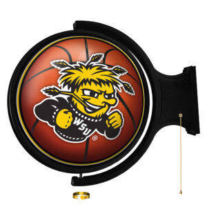 Wichita State Shockers Basketball 21'' x 23'' Rotating Lighted Wall Sign