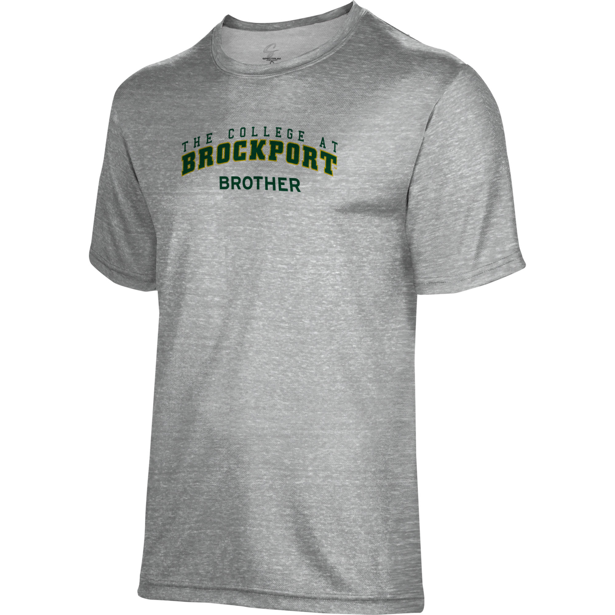 Men's Gray SUNY Brockport Golden Eagles Brother Name Drop T-Shirt - Image 6