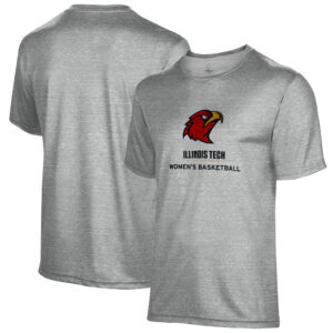 Men's Gray Illinois Tech Scarlet Hawks Women's Basketball Name Drop T-Shirt