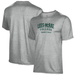 Men's Gray Lees-McRae Bobcats Track & Field Name Drop T-Shirt