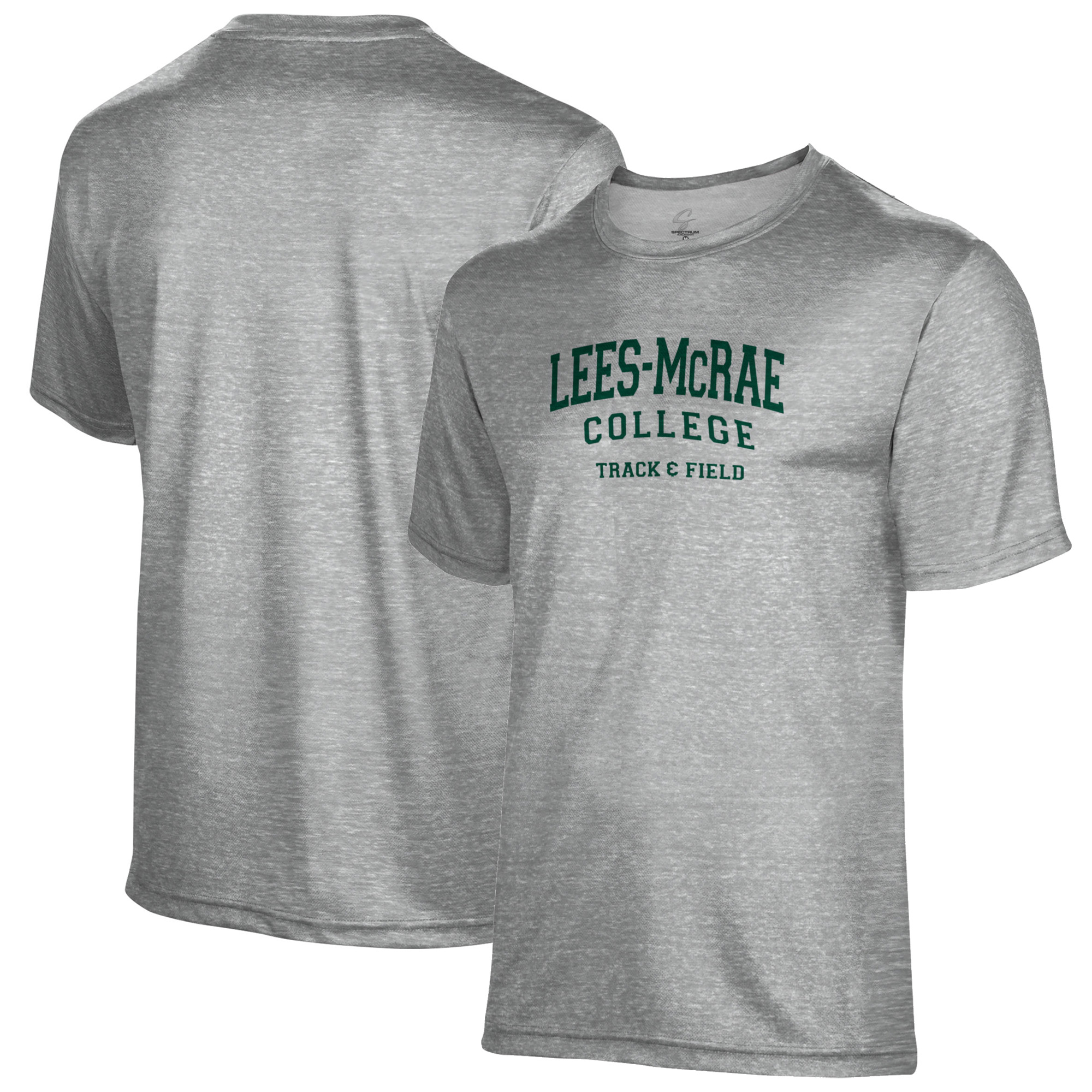 Men's Gray Lees-McRae Bobcats Track & Field Name Drop T-Shirt