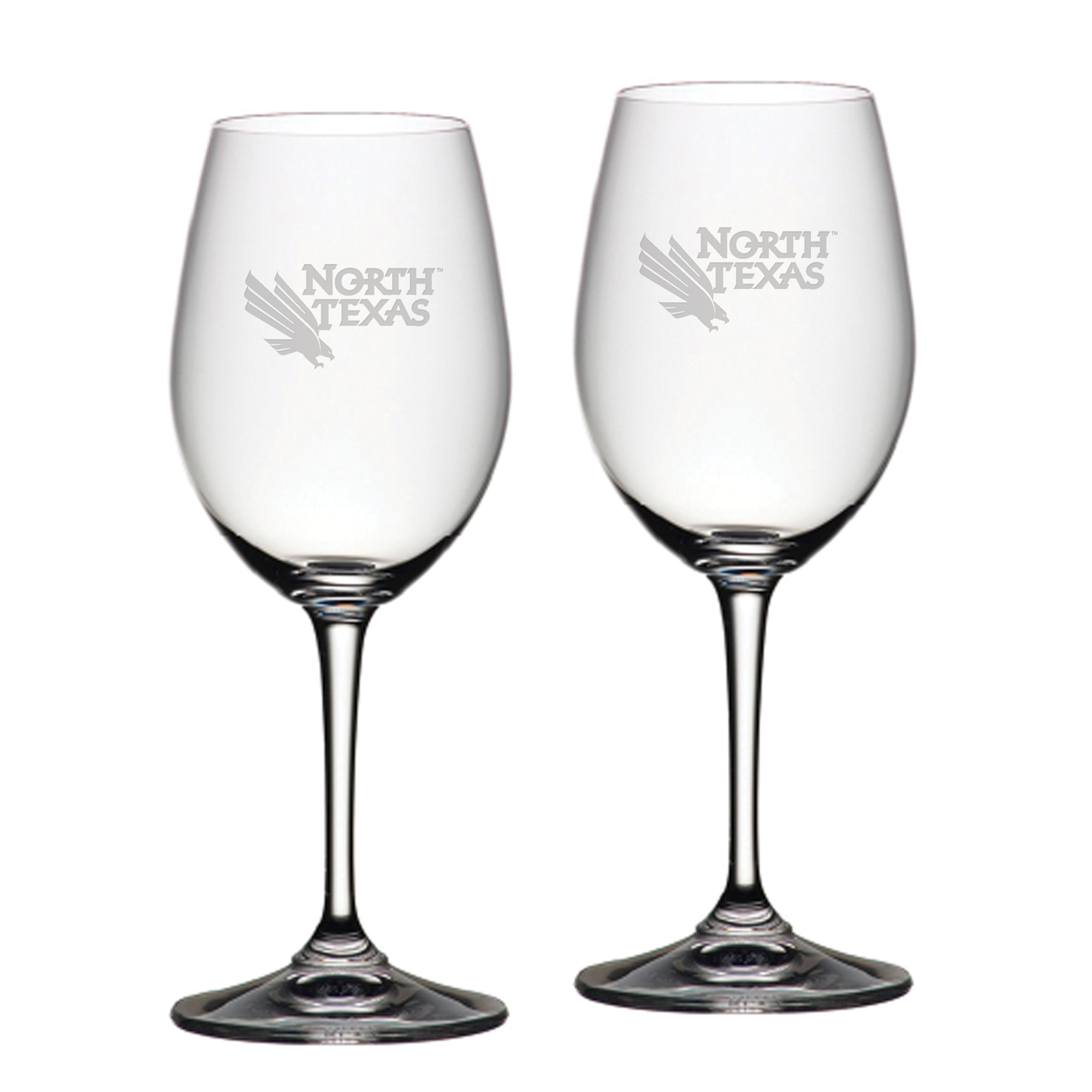 North Texas Mean Green 20oz. 2-Piece Riedel Red Wine Glass Set