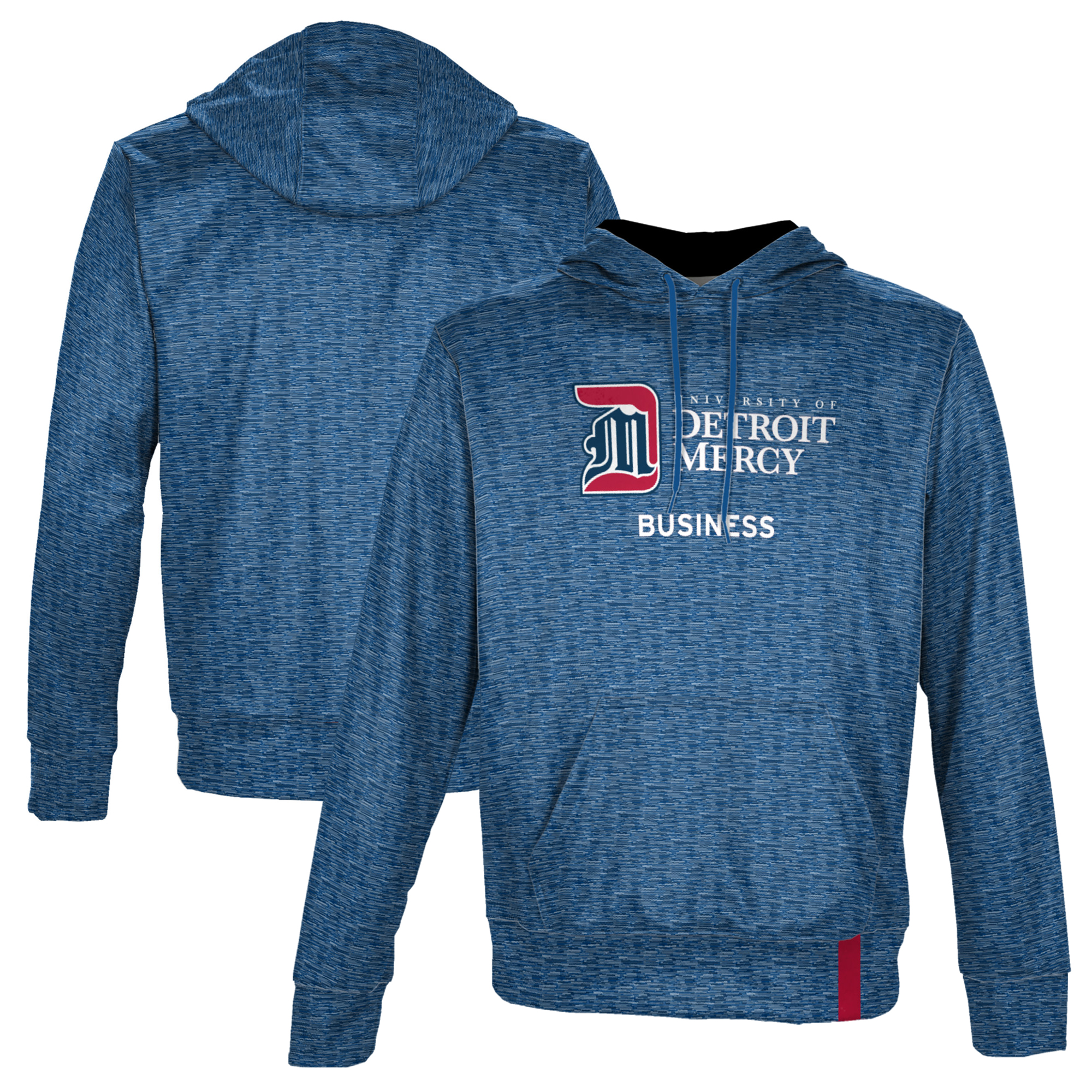 Men's ProSphere Blue Detroit Mercy Titans Business Name Drop Pullover Hoodie