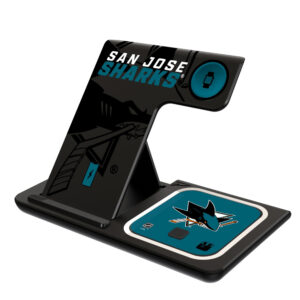 Keyscaper San Jose Sharks 3-In-1 Wireless Charger