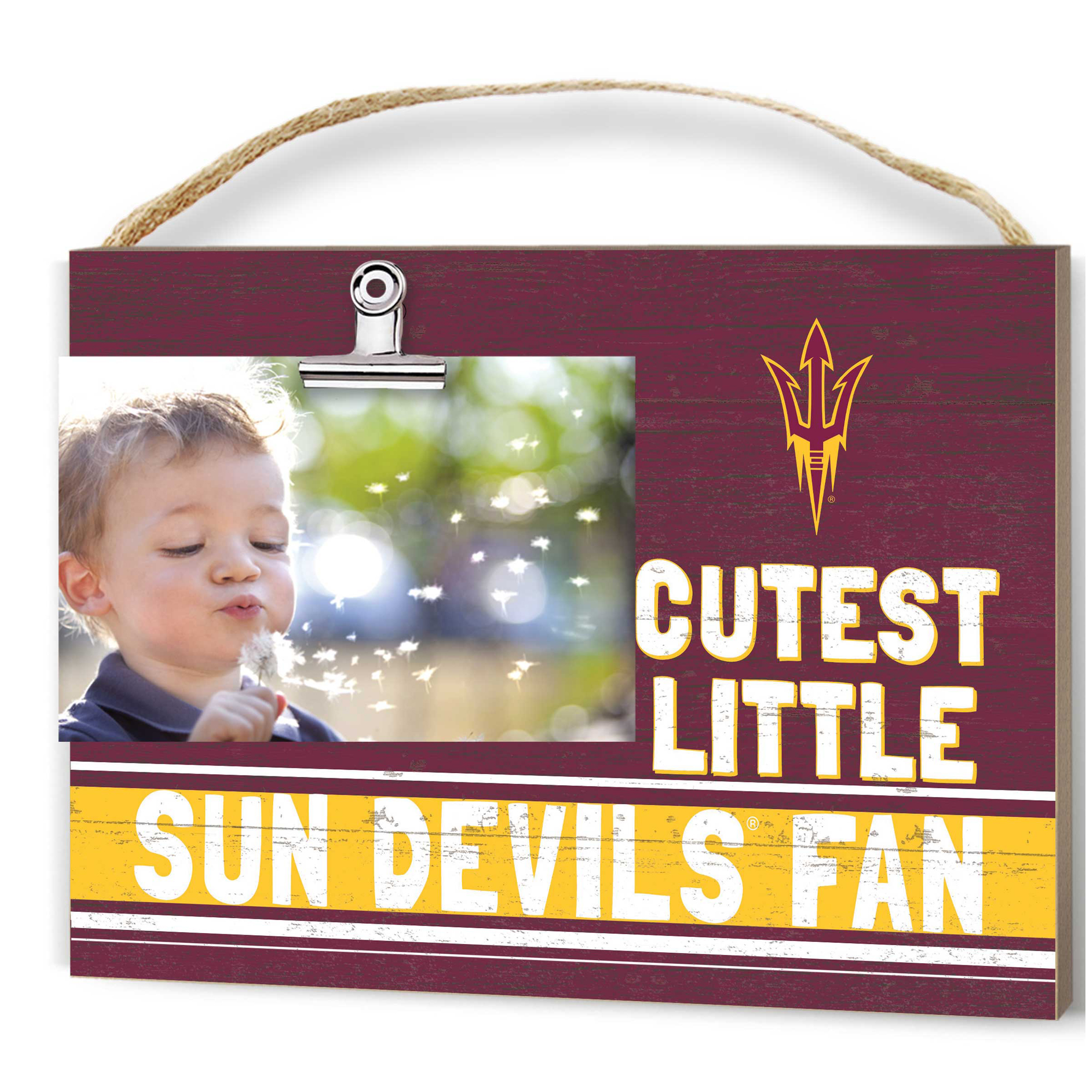 Arizona State Sun Devils 8'' x 10'' Cutest Little Team Logo Clip Photo Frame - Image 5