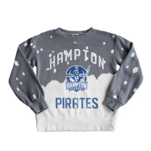 Girls Youth Gameday Couture Gray Hampton Pirates Faded Pullover Sweatshirt