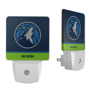 Minnesota Timberwolves Personalized Two-Piece Nightlight Set
