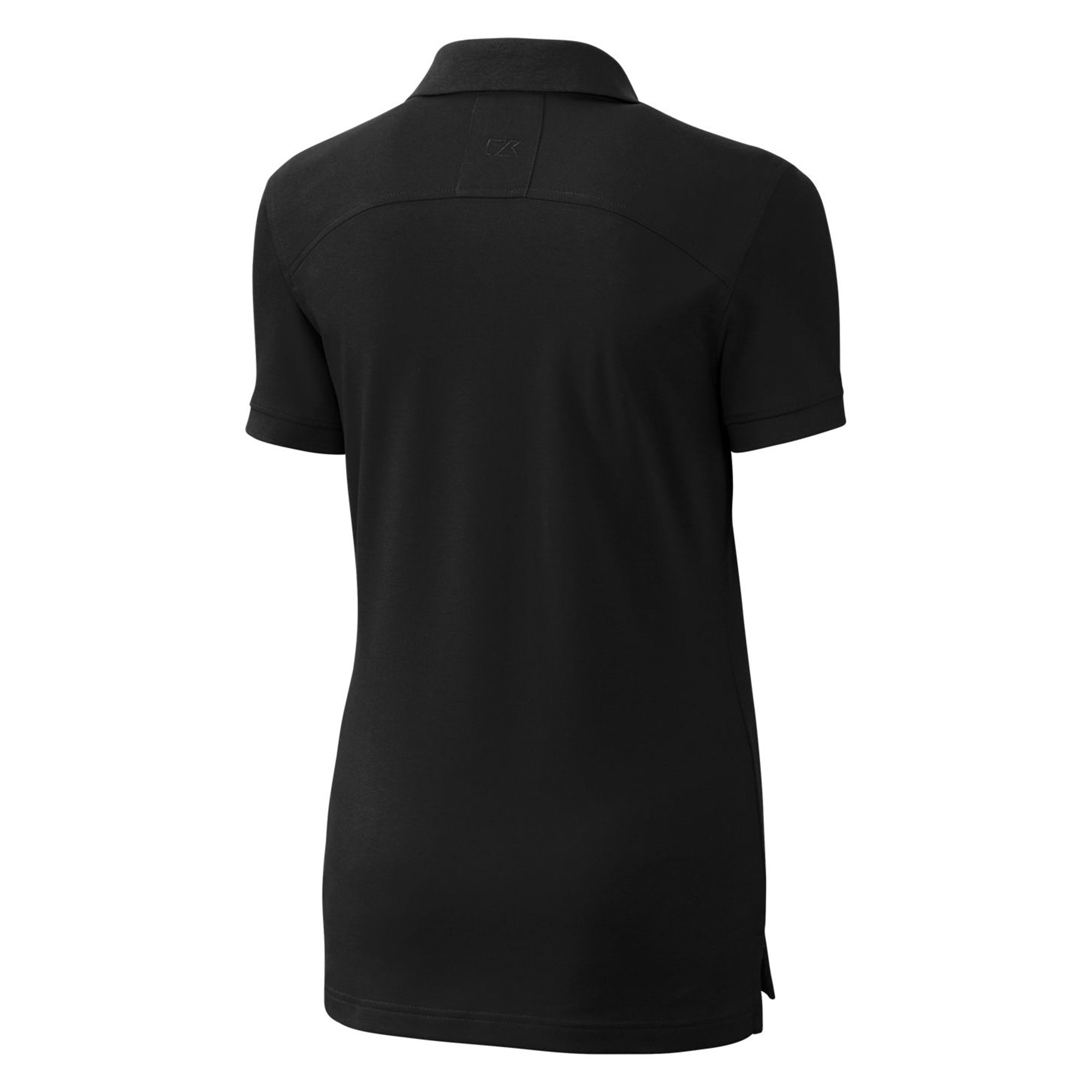 Women's Cutter & Buck Black New Orleans Saints Throwback Logo Advantage Tri-Blend Pique Polo - Image 7
