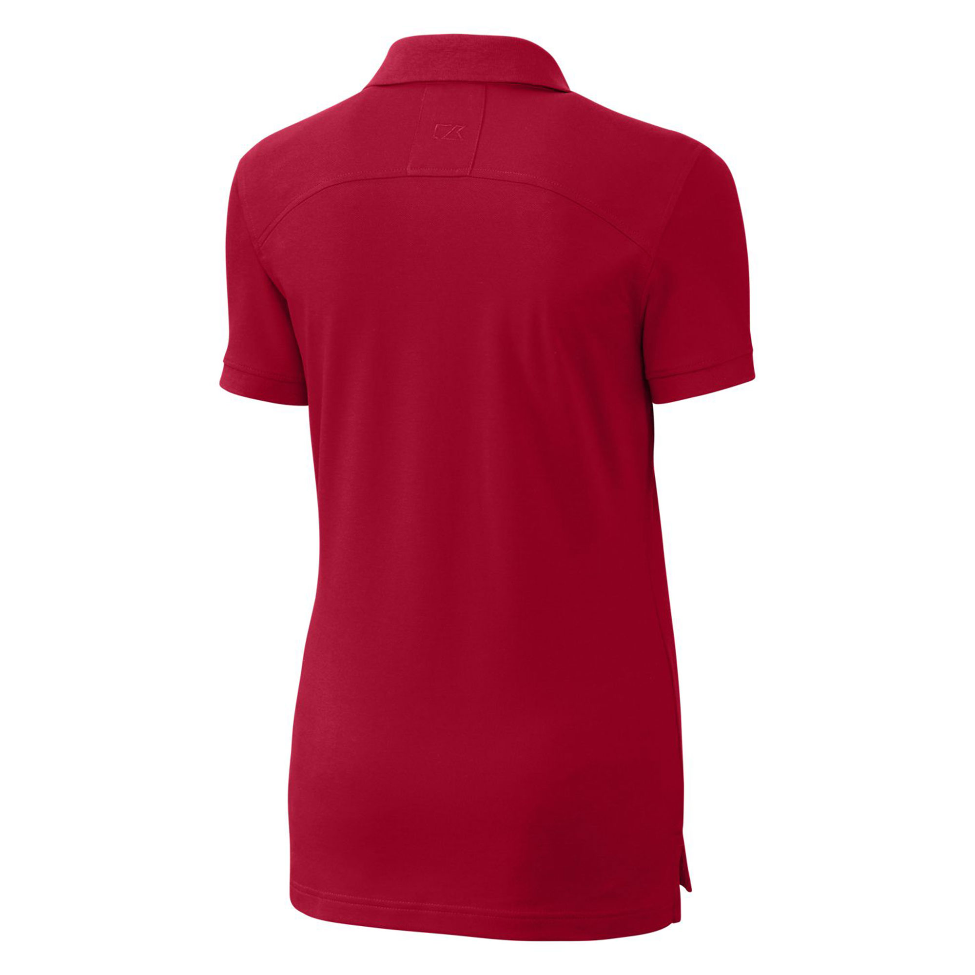 Women's Cutter & Buck Red Atlanta Falcons Throwback Logo Advantage Tri-Blend Pique Polo - Image 7