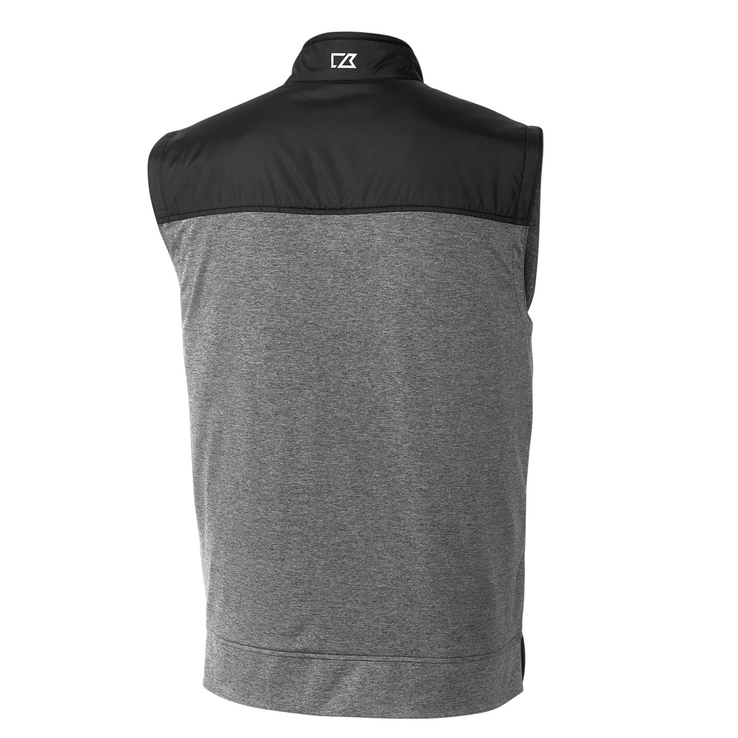 Men's Cutter & Buck Black Oregon State Beavers Vault Big & Tall Stealth Hybrid Windbreaker Full-Zip Vest - Image 7