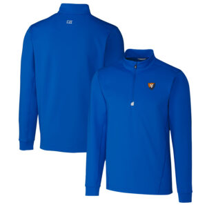 Men's Champion  Gray Rochester Yellow Jackets Icon Logo Basketball Eco Powerblend Pullover Sweatshirt