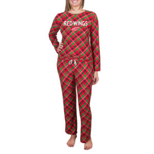 Women's Concepts Sport Red Detroit Red Wings Holly Knit Long Sleeve Top & Pants Set