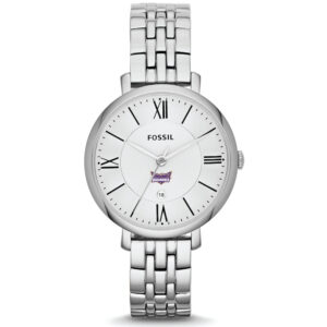 Women's Fossil  Silver Loras College Duhawks Jacqueline Stainless Steel Watch