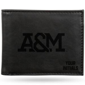 Black Florida A&M Rattlers Personalized Billfold Wallet