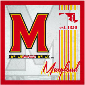 Maryland Terrapins 10" x 10" Greatest Hits Team Sign