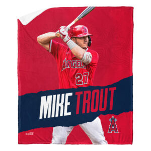 The Northwest Group Mike Trout Los Angeles Angels 50'' x 60'' Player Silk Touch Sherpa Throw Blanket