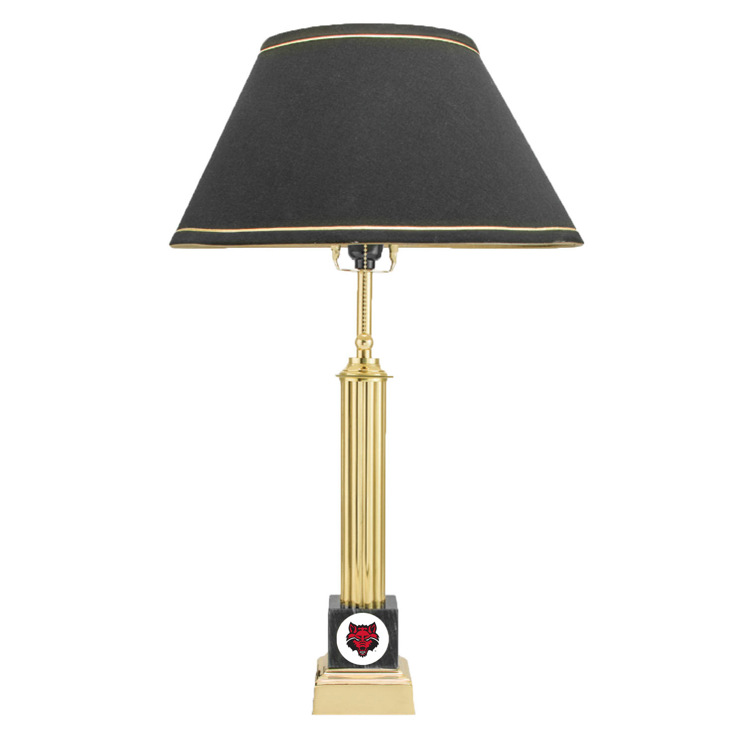 Gold Arkansas State Red Wolves Alumni Lamp
