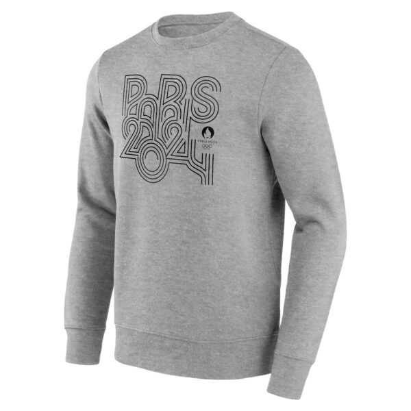 Paris 2024 Olympics Outline Graphic Crew Sweat - Grey - Image 6