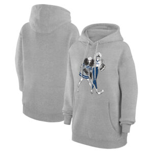 Women's G-III 4Her by Carl Banks  Heather Gray Tampa Bay Lightning Hockey Girls Fleece Pullover Hoodie