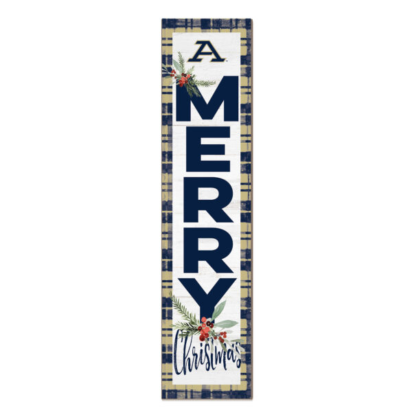 Akron Zips 12'' x 48'' Outdoor Merry Christmas Leaner