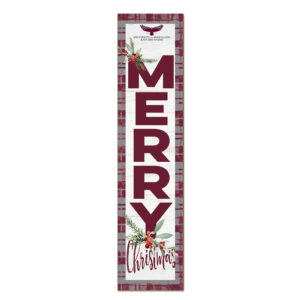 Maryland Eastern Shore Hawks 12'' x 48'' Outdoor Merry Christmas Leaner