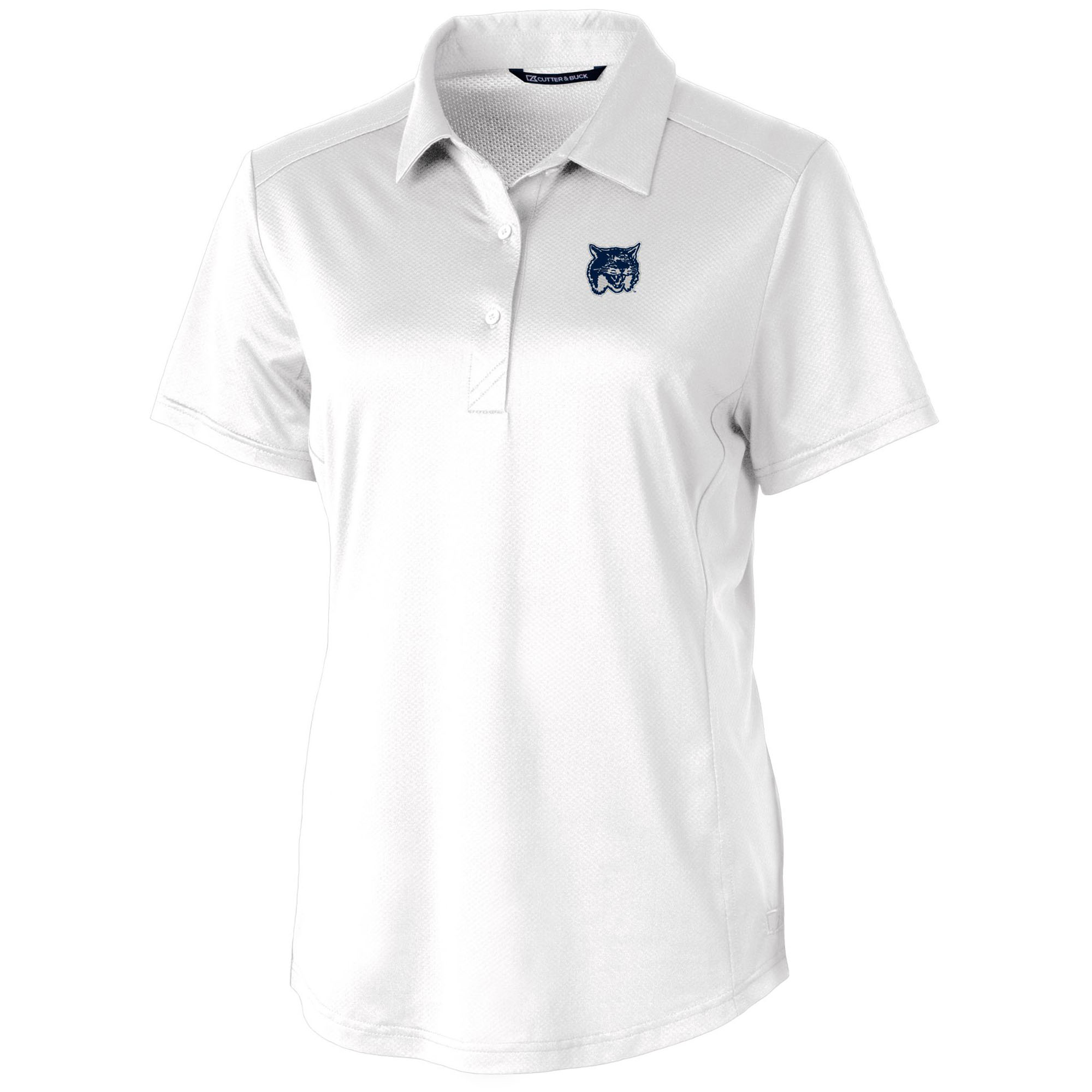 Women's Cutter & Buck White New Hampshire Wildcats DryTec Prospect Textured Stretch Polo - Image 6