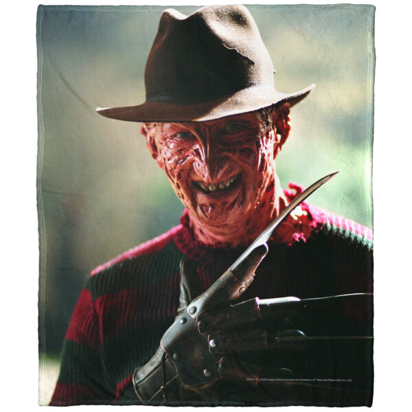 The Northwest Group  Freddy Vs. Jason 50" x 60" Scary Smile Silk Touch Throw Blanket