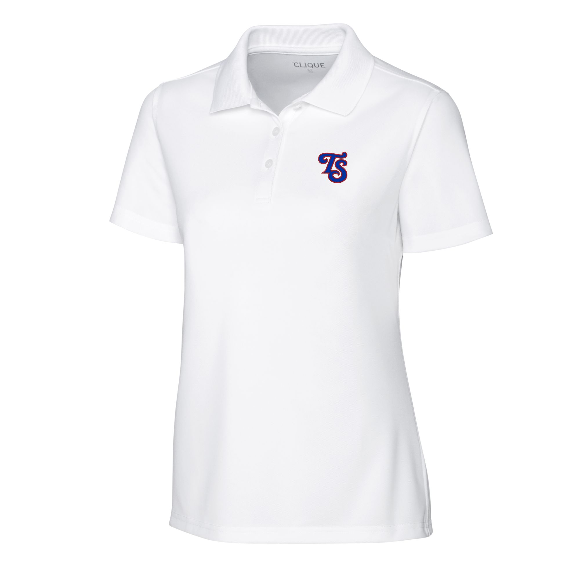 Men's Cutter & Buck Royal Buffalo Bills Forge Eco Fine Line Stripe Polo - Image 3