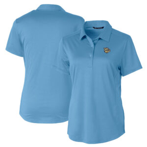 Women's  Cutter & Buck  Powder Blue Lehigh Valley IronPigs Prospect Textured Stretch Polo