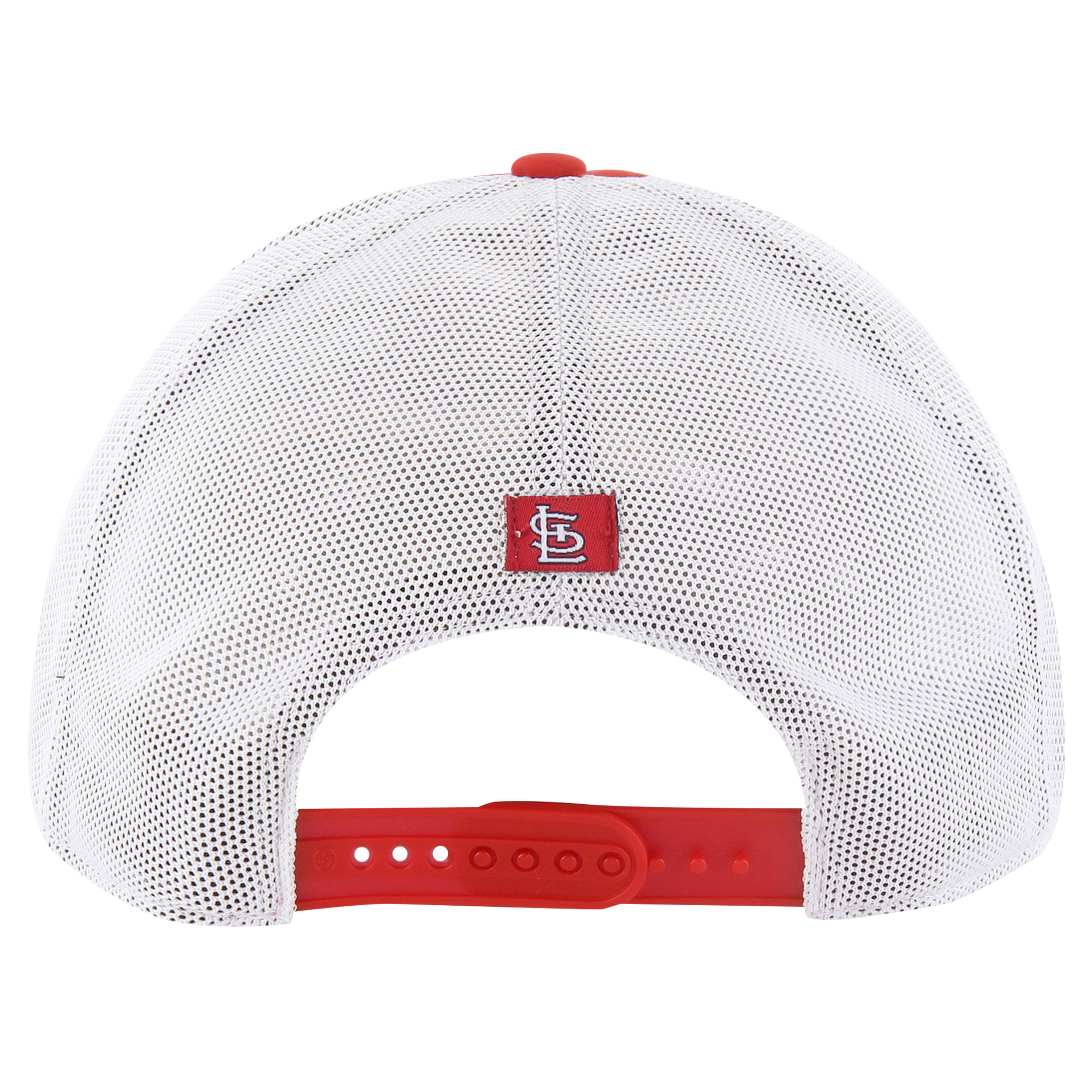 Men's '47 Red St. Louis Cardinals Downburst Trucker Adjustable Hat - Image 3