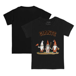Youth Tiny Turnip Black San Francisco Giants Gnomes T-Shirt