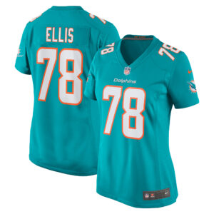 Women's Nike Justin Ellis  Aqua Miami Dolphins  Game Jersey