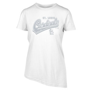 Women's Levelwear  White St. Louis Cardinals  Birch Sweep T-Shirt