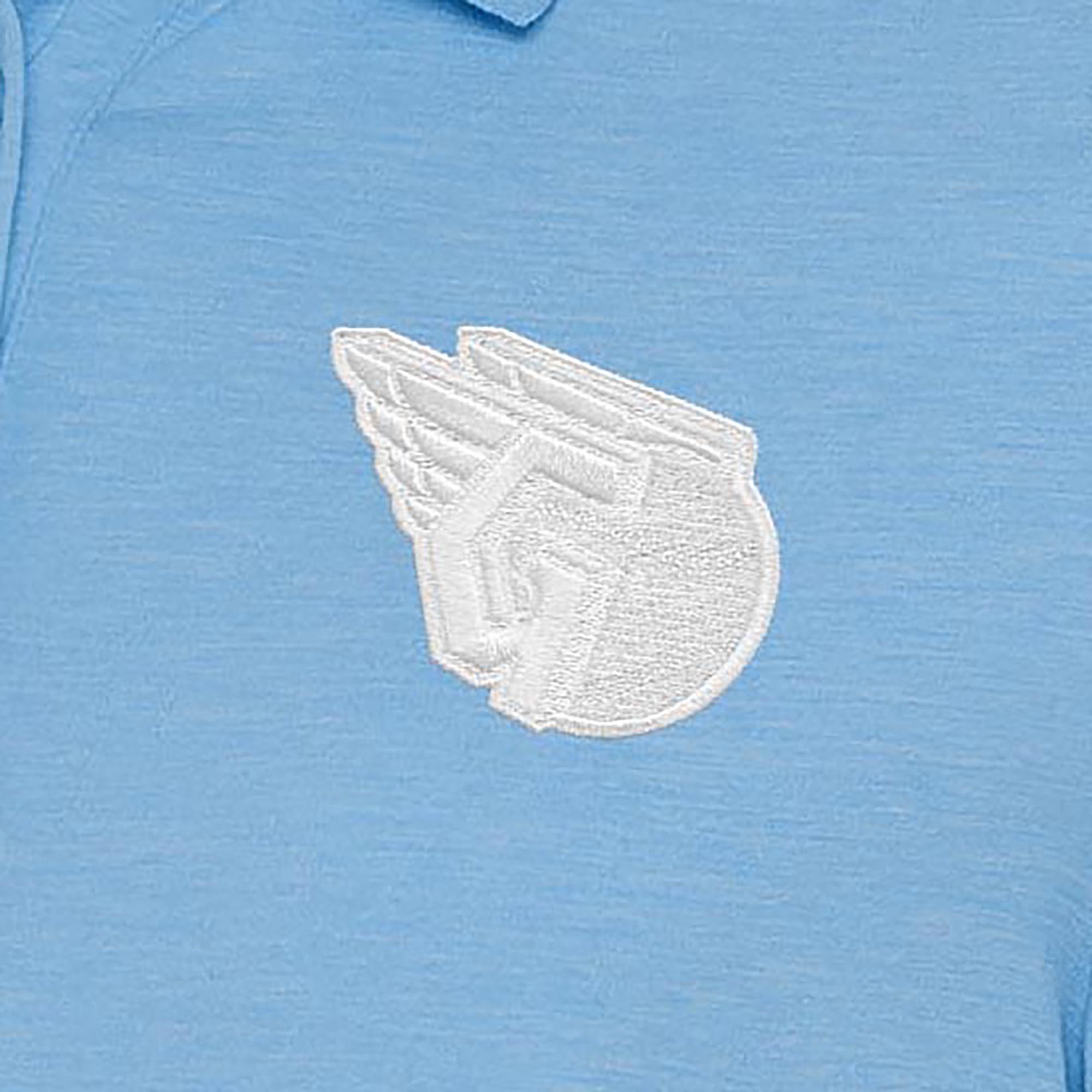 Women's Antigua Light Blue Cleveland Guardians Play Through Polo Dress - Image 3
