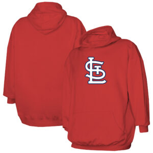 Youth Stitches  Red St. Louis Cardinals Fleece Pullover Hoodie